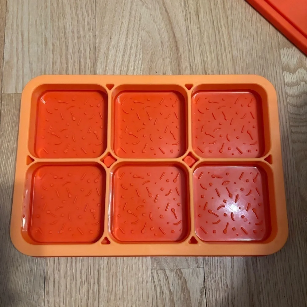 Pampered Chef 3 pc Silicone Ice Cream Sandwich maker molds DIY treats